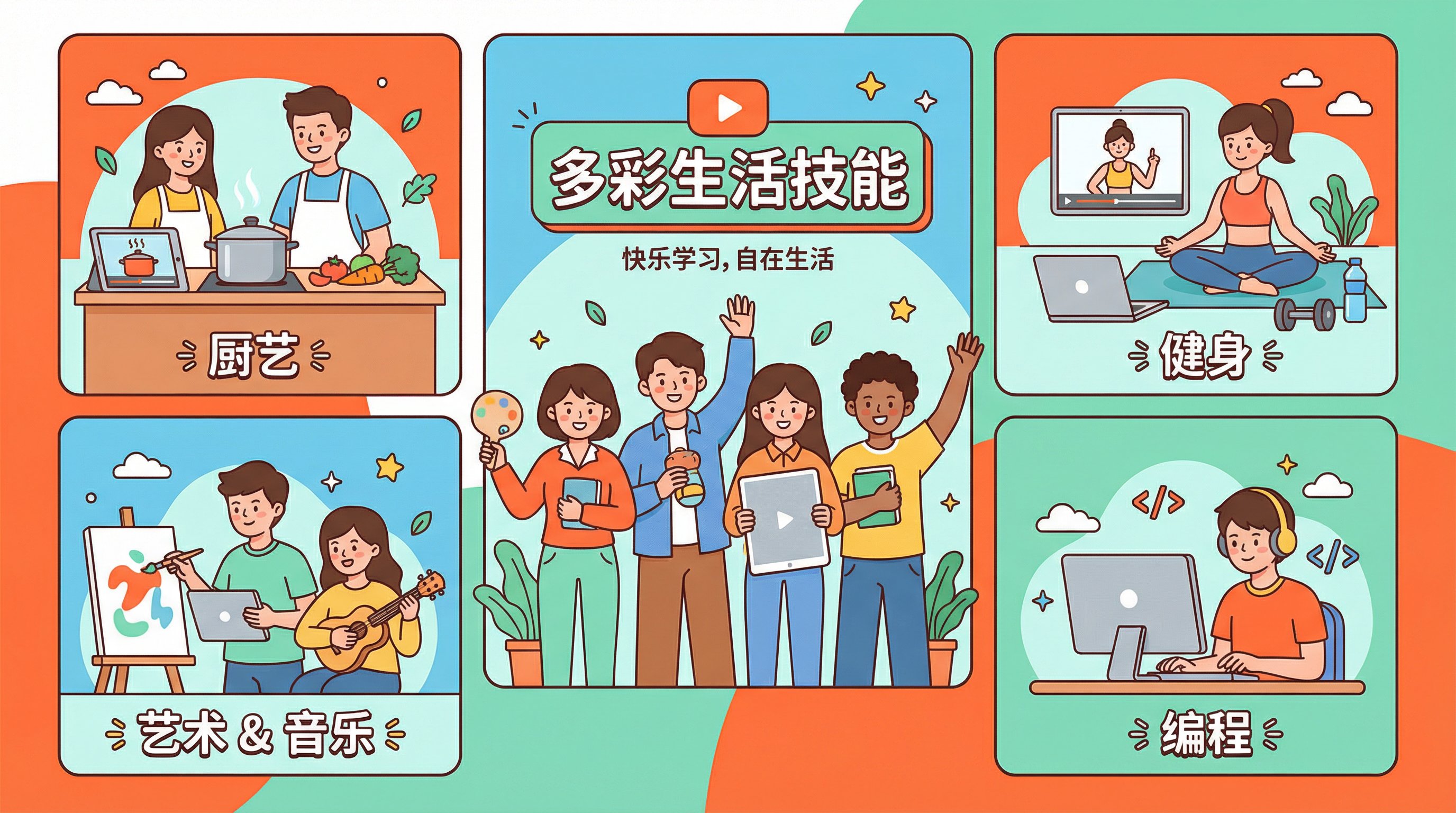 色虎动漫生活技能教程Banner